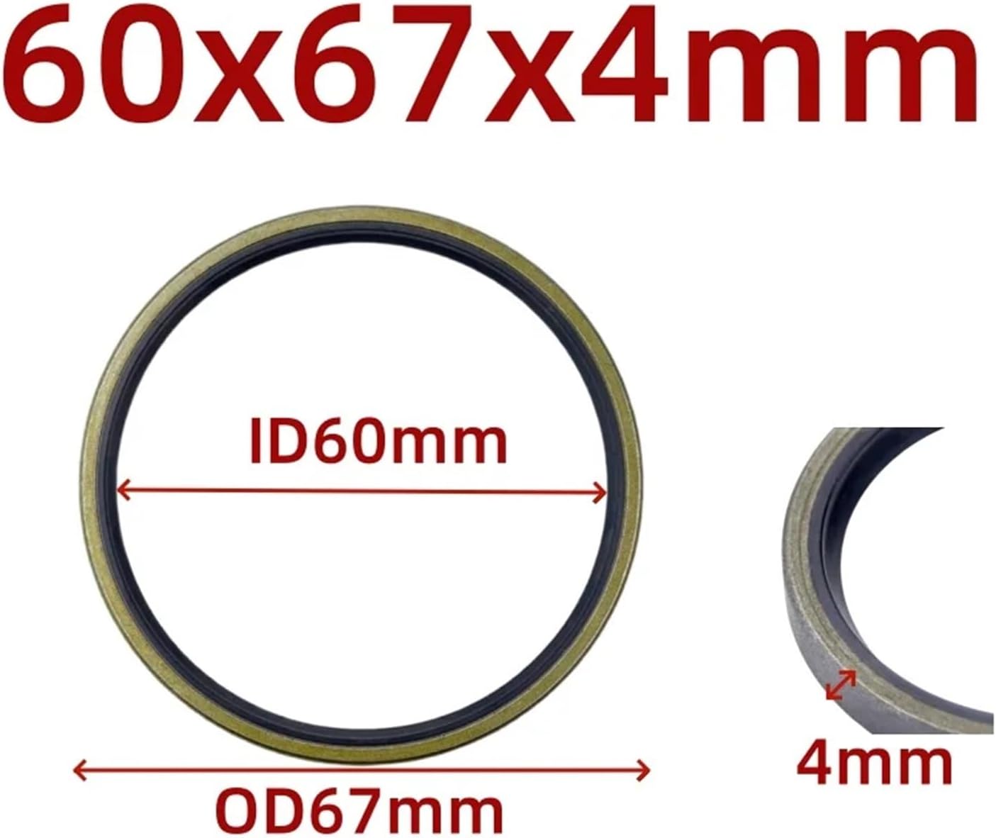 Oil Seal ID 27-60mm(35x42x3.5mm)