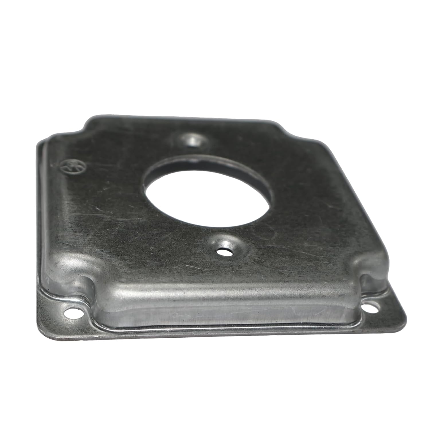 812C20A-4-Inch Square Exposed Work Cover, Single Hole，1.594-Inch Diameter, 4square Plug Cover,Receptacleoutlet Box-2 pcs