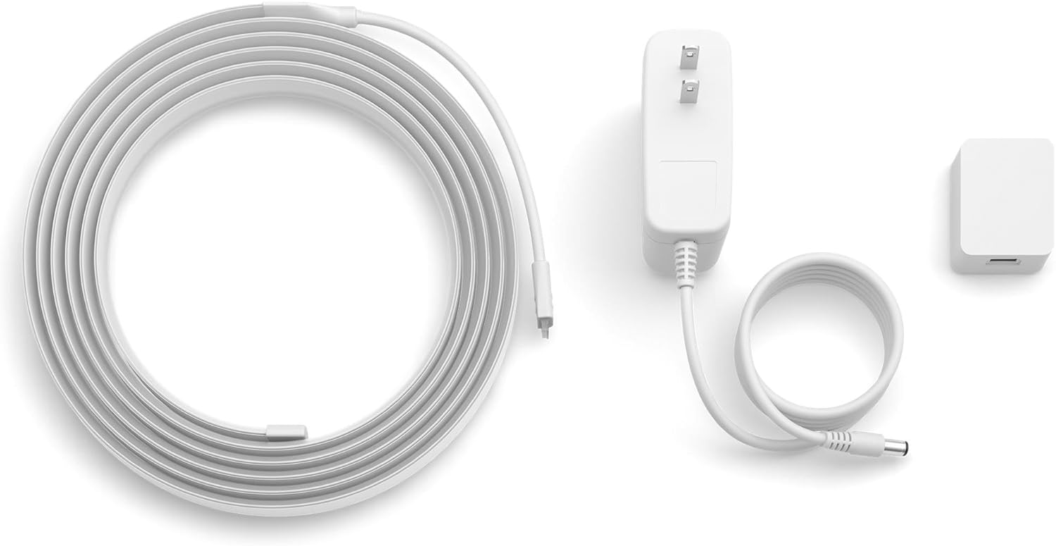 Hue Flux 10-Feet LED Strip Light, 1200 lm, Vibrant Color and Ambiance, Flexible Indoor Lighting, Chromasync™ Color Blending, RGBWWIC, Cuttable, Extendable, Reusable, App and Voice Control