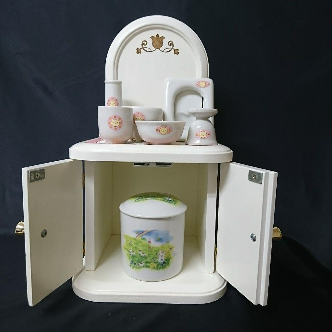 ペット仏壇 ピンク ペットメモリアル仏壇 骨壷収納 お手元供養 ペット