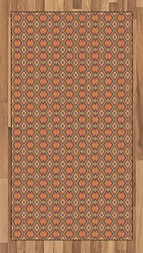Ambesonne Ethnic Area Rug, Mexican Peruvian Cultural Heritage Motifs Indigenous