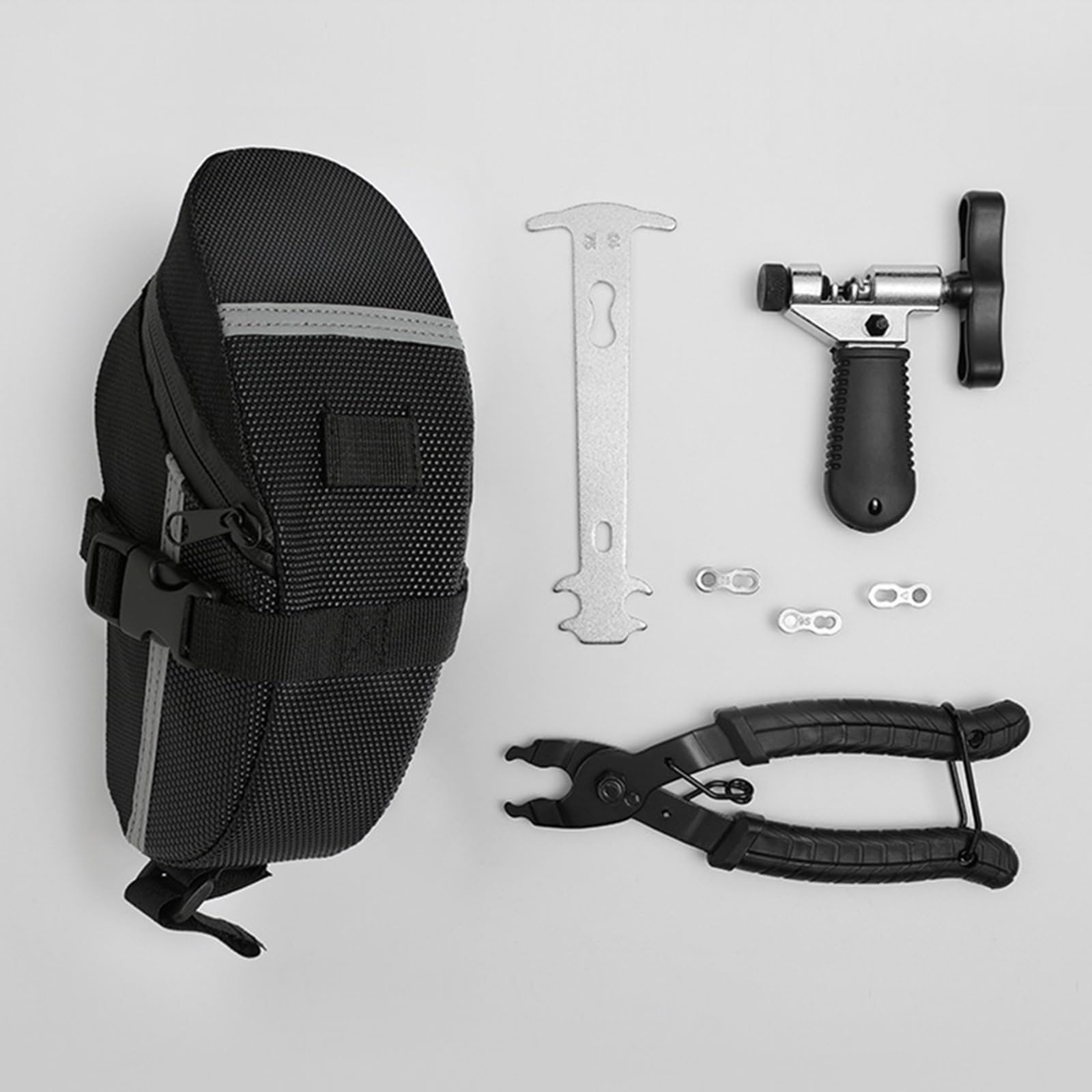Bici portatili Riparazioni Pneumatici Strumento Multifunzionale Puntura Manutenzione Strumento Biciclette Fix Tire Tool Set con Borsa di Immagazzinaggio