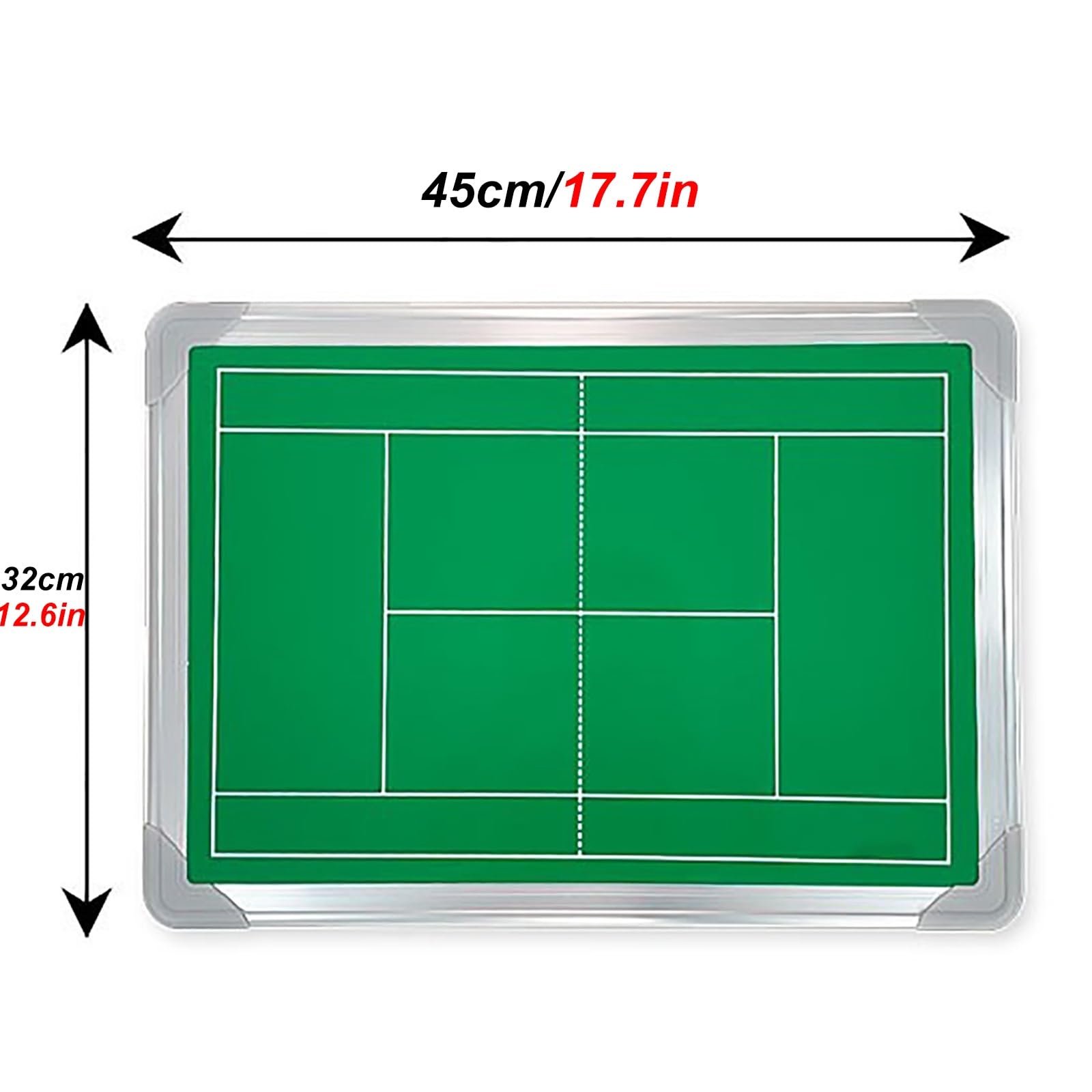 Lavagna Tattica Allenatore Tennis, Lavagna Tennis Allenatore, Facile da Scrivere, con Borsa per Il Trasporto, Ideale per Competizioni e Allenamenti