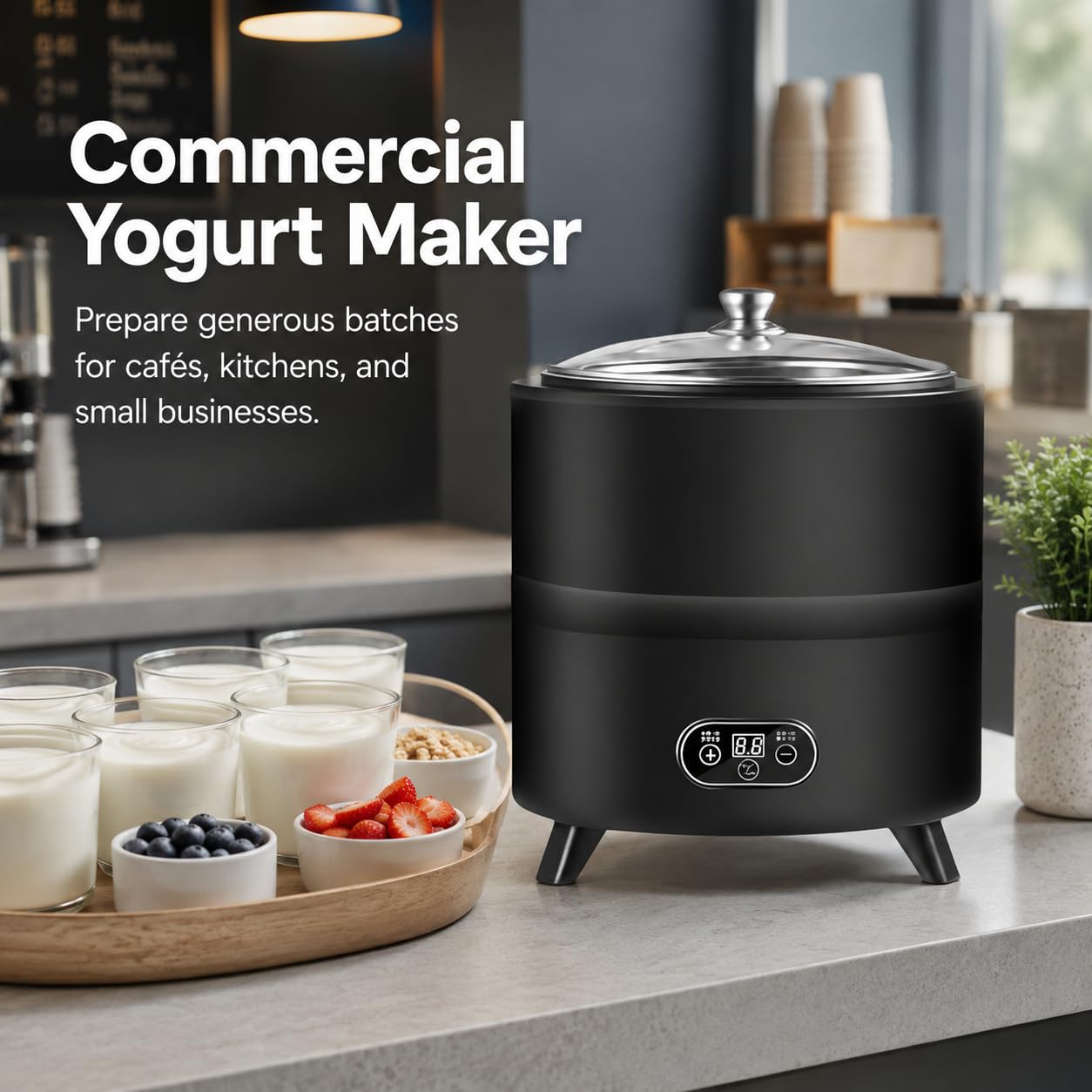 Yogurtera Comercial, Fermentador De Acero Inoxidable De 8/12l