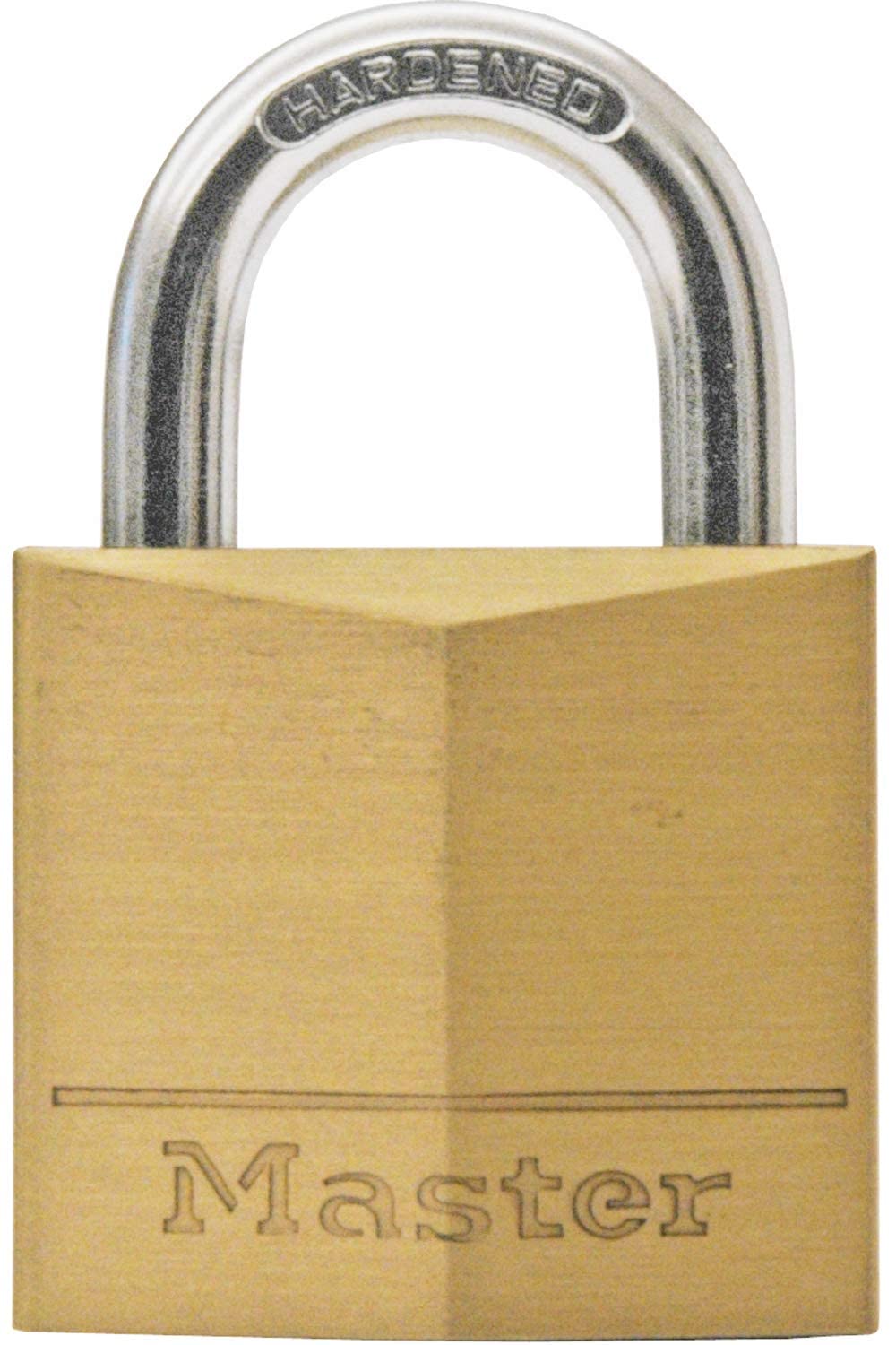 Master Lock 130D Vorhängeschloss, massives Messing, 4,8 cm