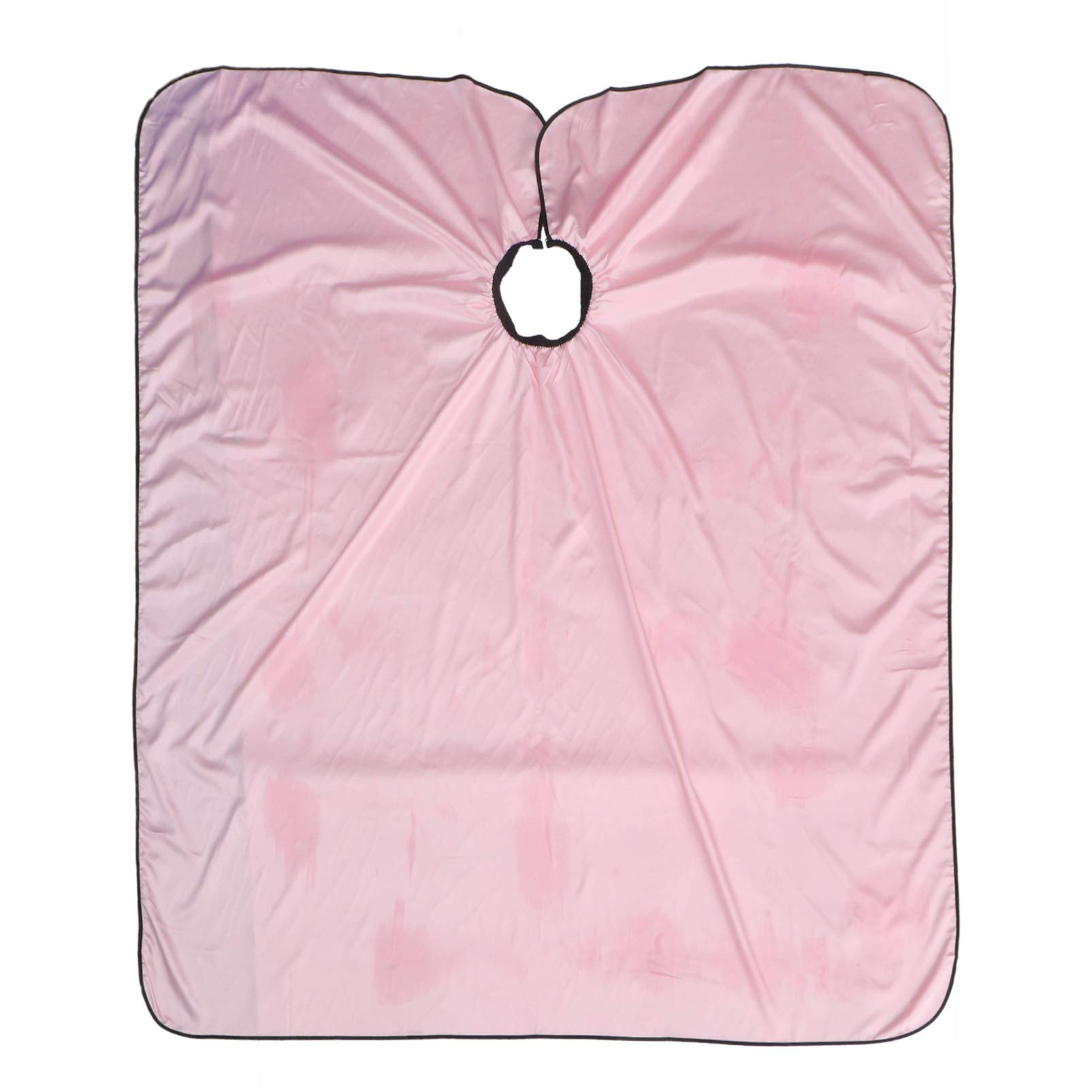 minkissy Salón Barber Cape Professional Corte de Cabello Delantal de Gran Tamaño Cape Impermeable Cape Cape Vestido para Barbería para Uso Del Hogar (Rosa)