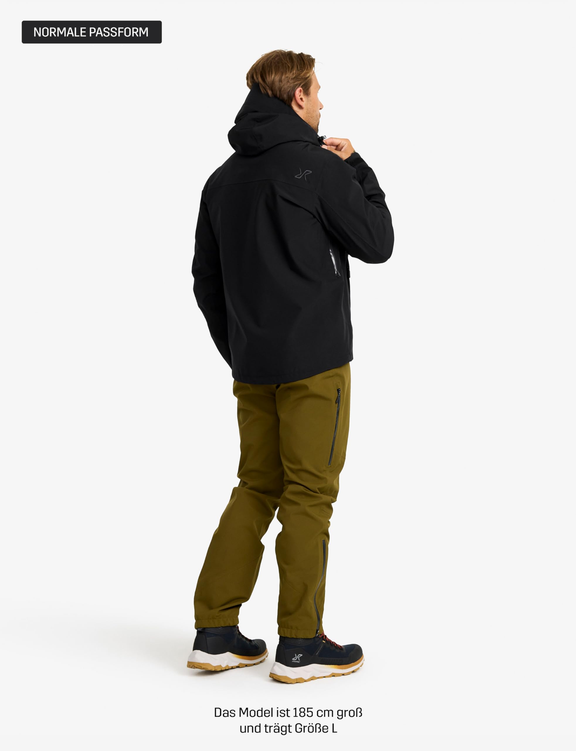 RevolutionRace Silence Proshell 3L Jacket, Herrenjacke, belüftete und wasserdichte Jacke für Wanderungen und andere Outdoor-Aktivitäten