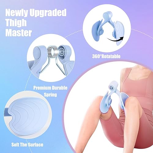 Miniatura 4 de Equipo de ejercicio de muslo con banda de resistencia de 8 formas para piernas y brazos, productos de ejercicio Kegel para mujeres, equipo de
