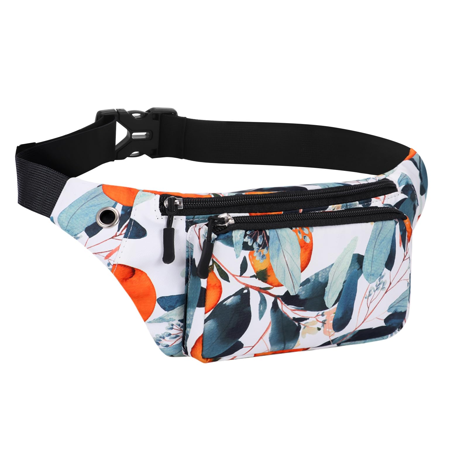 HAWEE Sport Waist Bag Fanny Pack Unisex Lightweight Bum Bag Waist Pack Fanny Bag Multicolor Running Pouch with Adjustable Belt and Headphone Jack for Men Women Outdoor Travel Hiking Jogging Cycling โ image 1