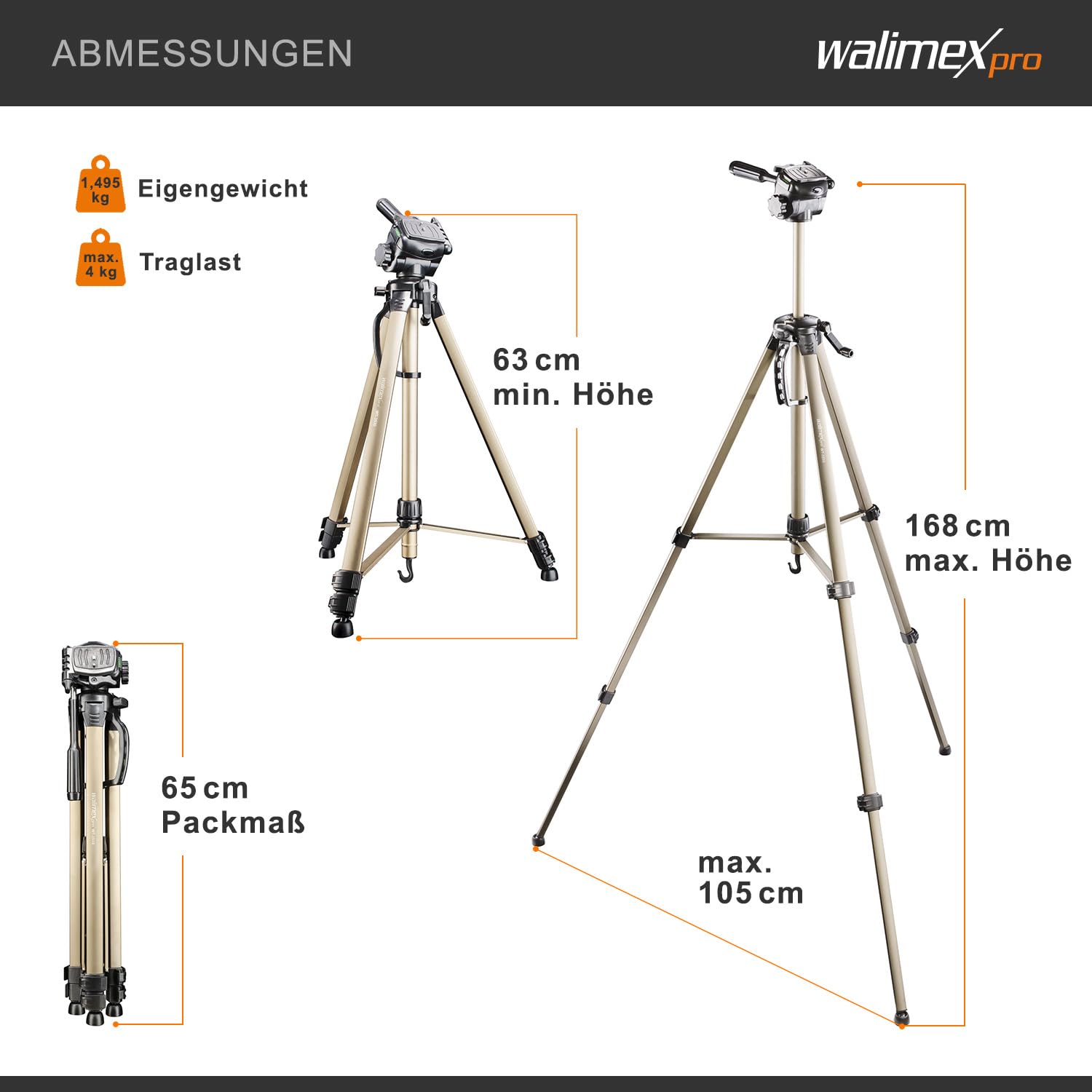 beamZ Pro LSQ30 Lichtstatief 3.0m – Professioneel lichtstatief met