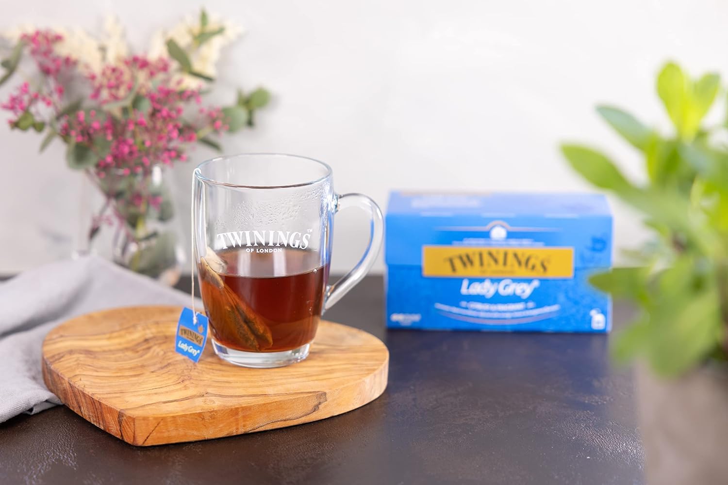 Twinings Lady Grey Tea, 100 torebek herbaty (25 x 4 sztuki)