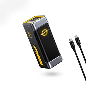 AOHI 210W PD3 1 PPS Power Bank 10000mAh Dual 140W USB-C Ports Fast Charging Portable Charger with Smart