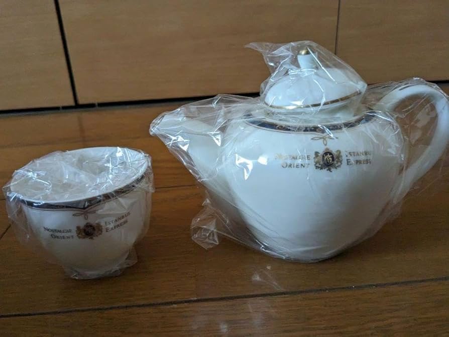 【英国製】ティーポッタリー☆オリエント急行 英国製】ティーポッタリー☆オリエント急行