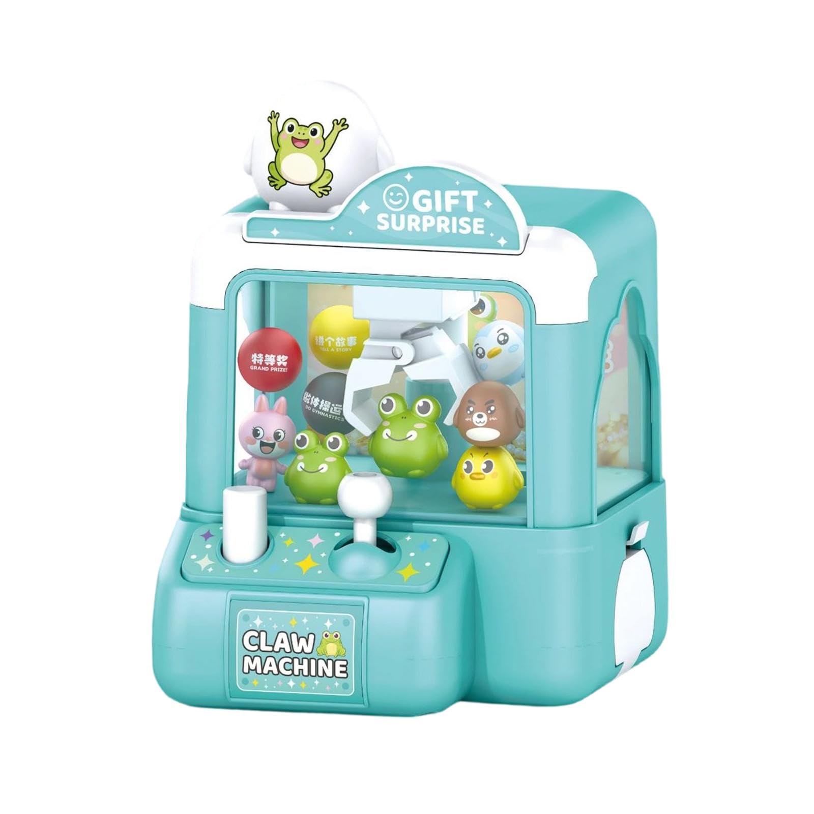 SNAPPSY Grabber Machine for Kids Lovely for Ages 3-6 Boys Girls Mini Vending Machine Frog