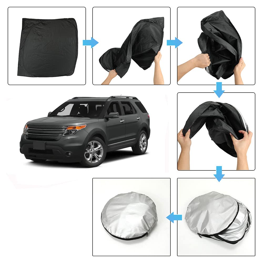 Amazon.co.jp: D-Lumina フロントガラスサンシェード - Ford