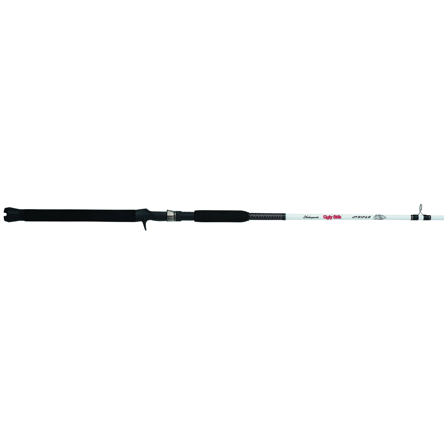 Shakespeare Ugly Stik 7’6” Striper Casting Rod, One Piece Striper Rod, 6-20lb Line Rating, Medium Light Rod Power, Moderate Fast Action, 1/4-3/4 oz. Lure Rating