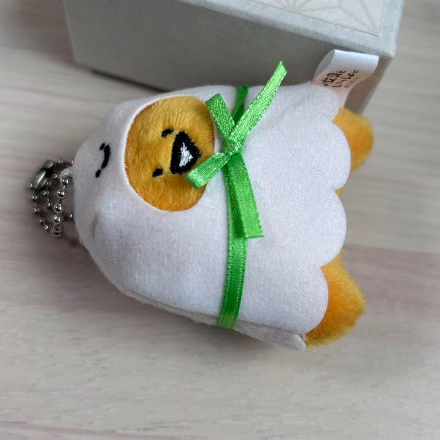 Ado こんにちは！はちゃんです ぬいぐるみキーホルダー てるてる坊主 Ado こんにちは！はちゃんです ぬいぐるみキーホルダー てるてる坊主