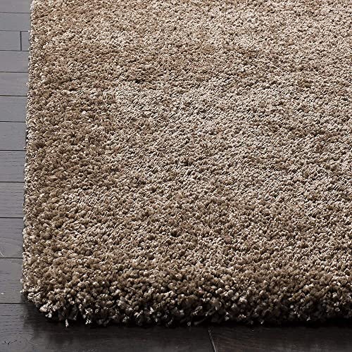 Image of F & B RUGS ; SUPERIOR QUALITY PRODUCTS Firoz and Brothers Handwoven Super Soft Indoor Modern Shag Microfibre Silky Fluffy Smooth 2x6 feet Beige A