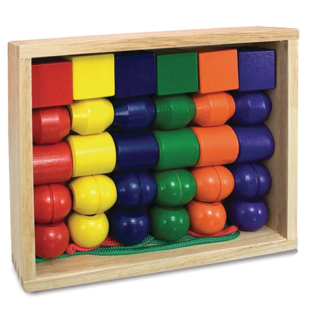 Melissa & Doug Llc Primary Lacing Beads
