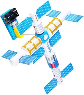 科学実験キット 製 宇宙ステーション模型 向け立 チームワーク促進 学習用多機能人工衛星モデル
