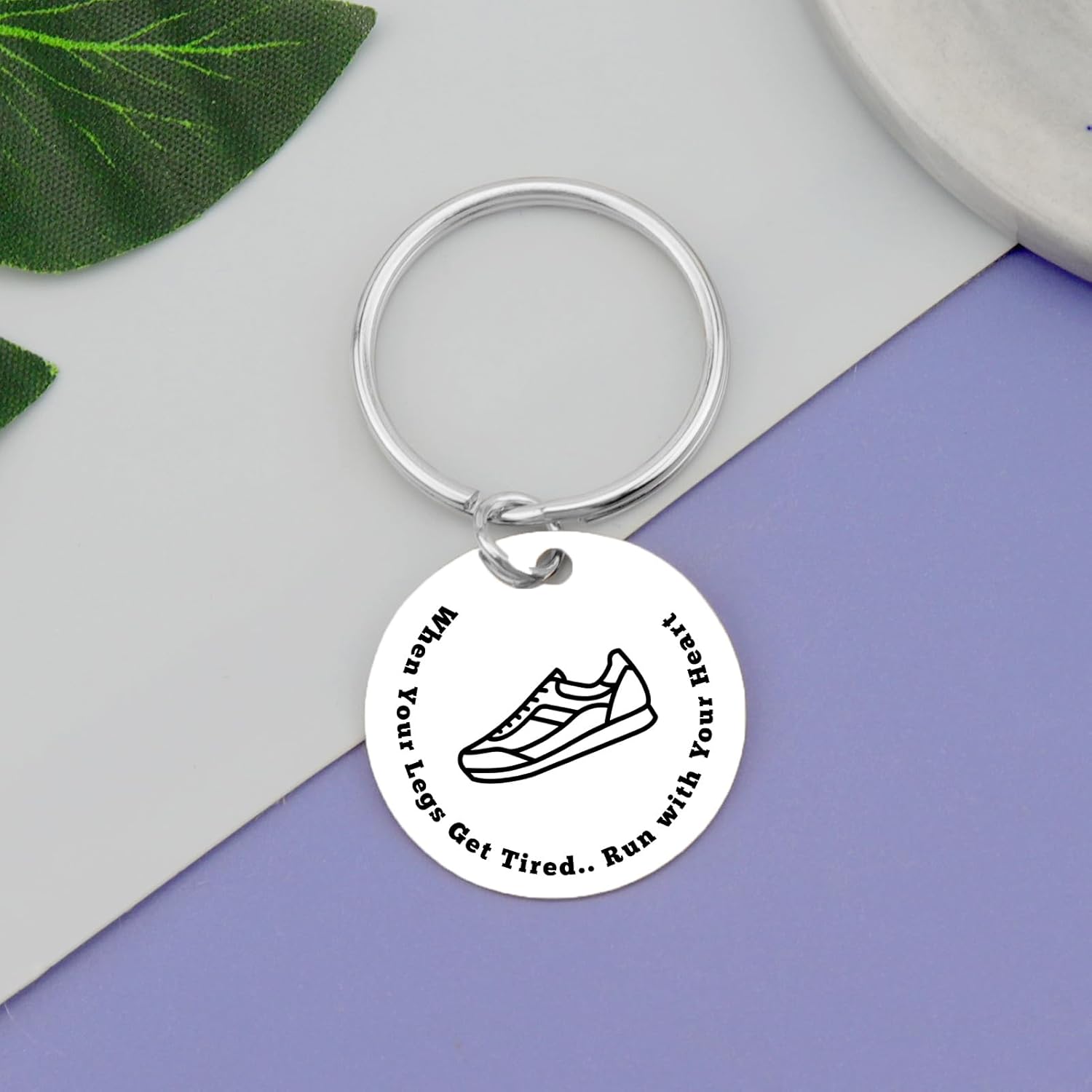 24 Pcs Runner Inspirational Gifts Keychain Running Gift for Women Men Marathon Runners Gifts Running Lover Gift Keychain Fitness Marathon Present for Runners Christmas Birthday Present for Runner - Image 6