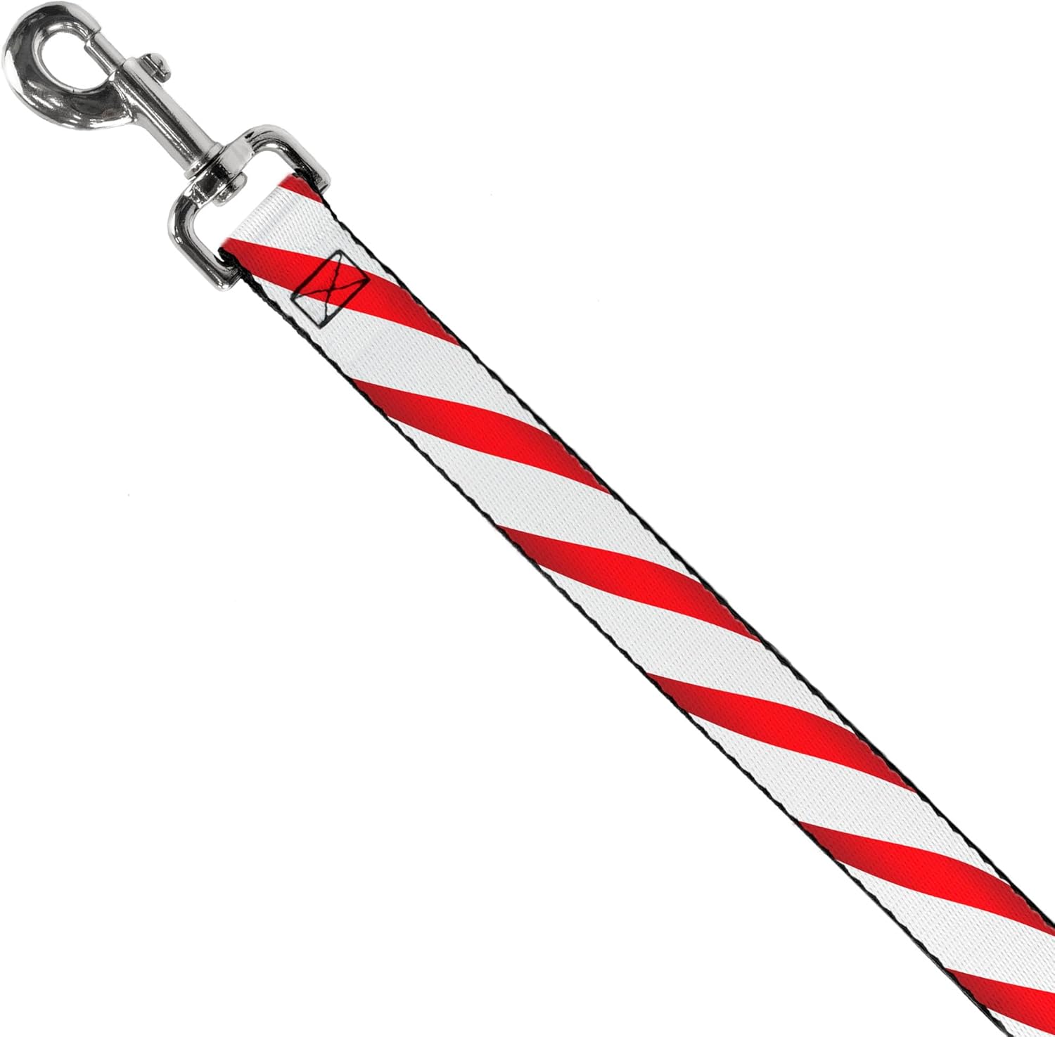 Buckle-Down Pet Leash - Candy Cane - 6 Feet Long - 1" Wide