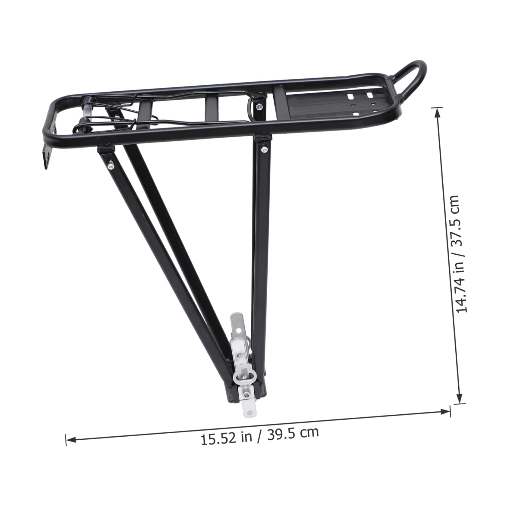 NAMOARLY Bike Luggage Carrier Aluminum Alloy Cargo Rack Rear Shelf Seatpost Bag Holder