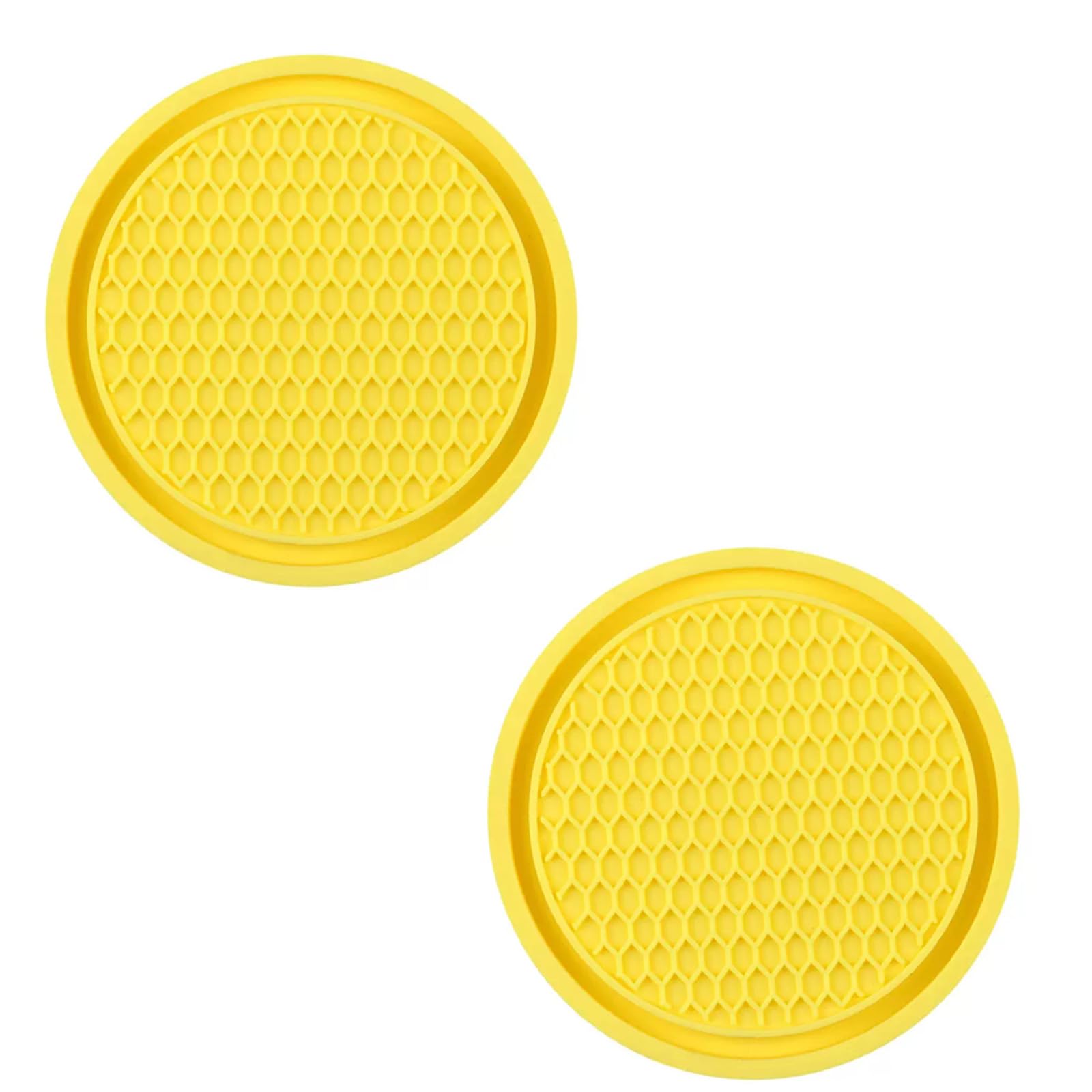 2Pcs Auto Cup Holders Liners Nonslip Shockproof Coasters Prevents Drink Spillage During Driving Car Interior Accessories Car Accessory Cup Pad