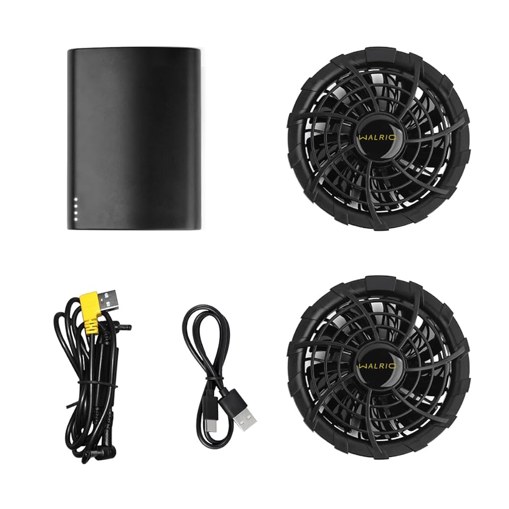 ラスト1点✨ファンバッテリー セット ファン付き作業服対応 12000mAh Amazon.co.jp: ファン付き作業服 ファンバッテリーセット 空調