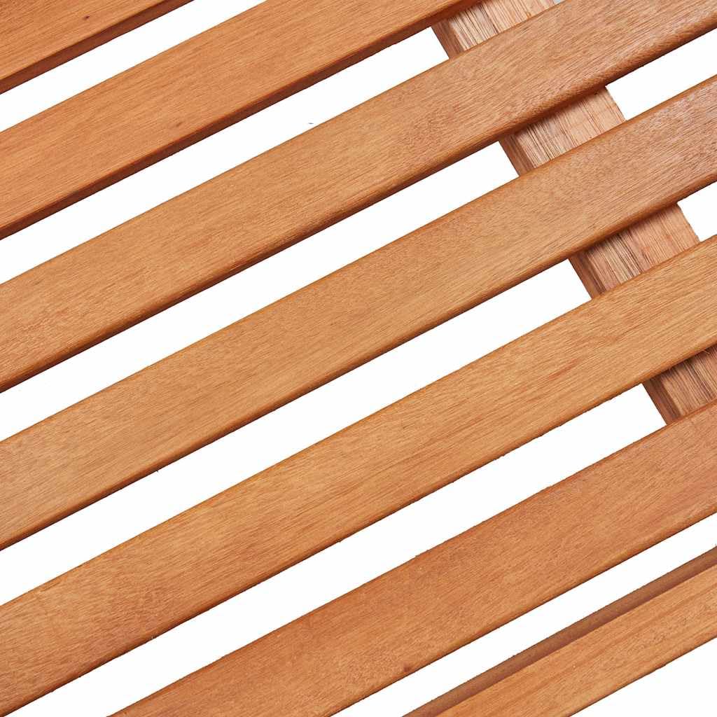Panchina Pieghevole da Giardino 120 cm in Legno di Eucalipto
