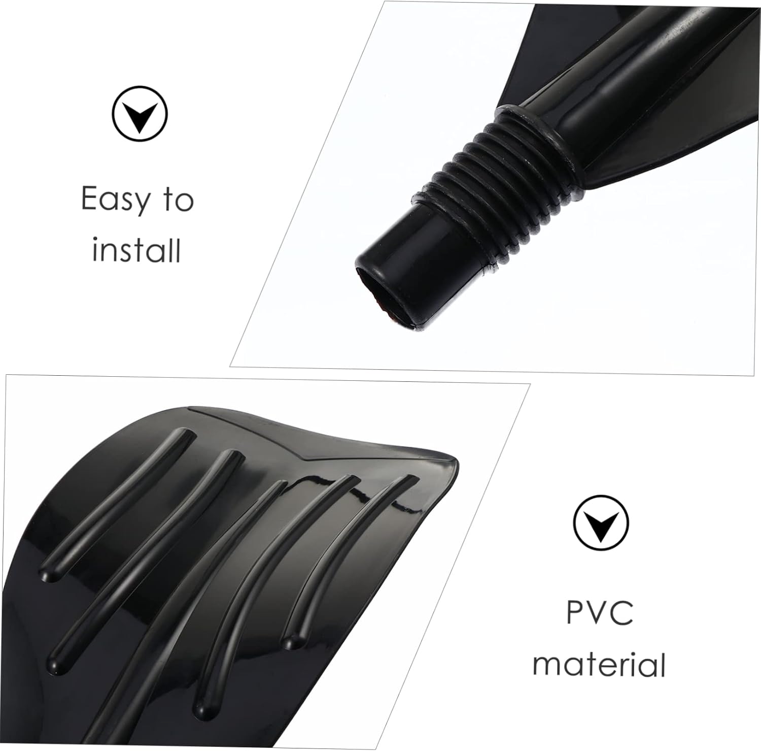 GALPADA 2pcs Practical Float Boat Paddle Kayak Accessories Detachable Oars for Game