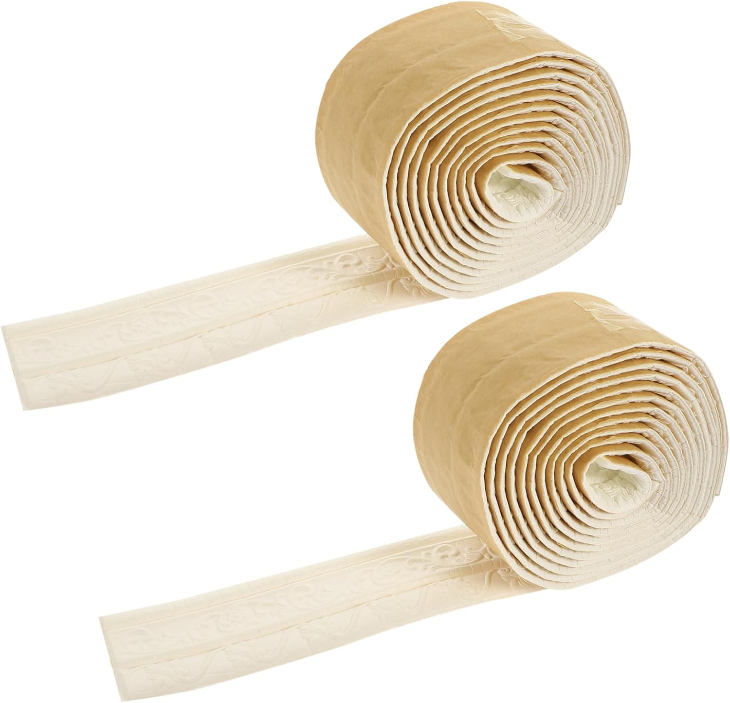 Veemoon 10pcs Self-Adhesive Foam Wall Corner Trim Flexible Peel and Stick Molding for Home Decor Wall Protector for Smooth Easy to Install and Cut