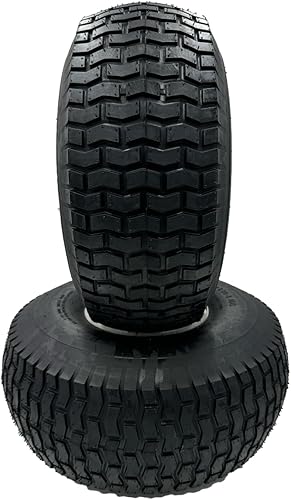 Miniatura 2 de Juego de 2 neumáticos y rueda para cortacésped gris oscuro de 20 x 800 - 8 pulgadas eje de 34 pulgadas cubo de 290 pulgadas compatible con la parte