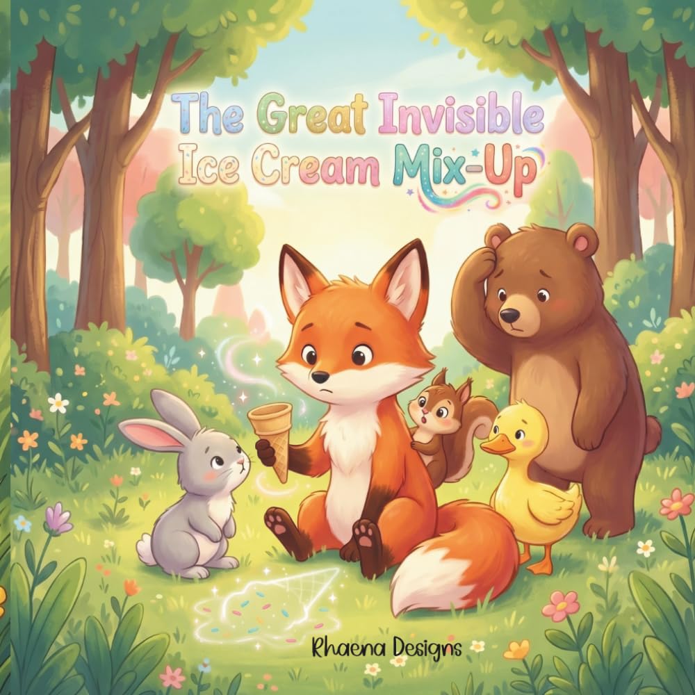 The Great Invisible Ice Cream Mix-Up: A Funny Animal Story for Kids Ages 6–8 About a Silly Fox Adventure