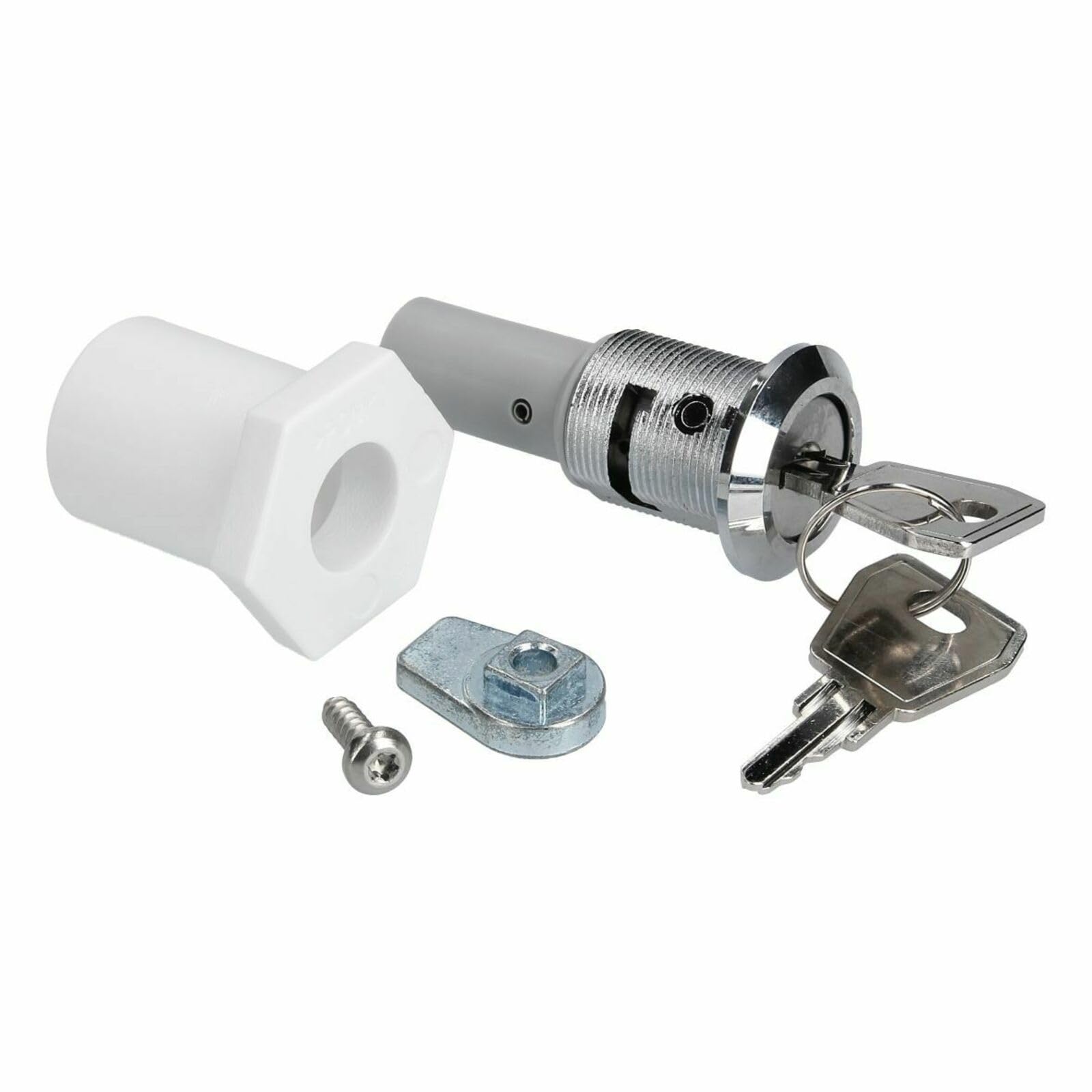 LUTH Premium Profi Parts Cerradura de puerta con llaves compatible con Liebherr 7043573 para frigorífico