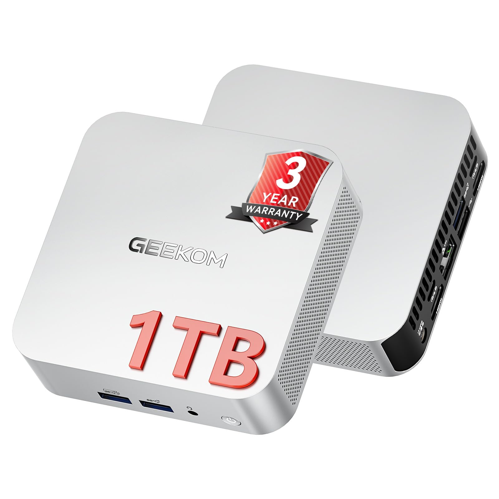 ミニPC GEEKOM A5 Mini PC 16GB GEEKOM A5 Mini PC, AMD Ryzen 7 5825U (up to 4.5GHz), 16GB DDR4
