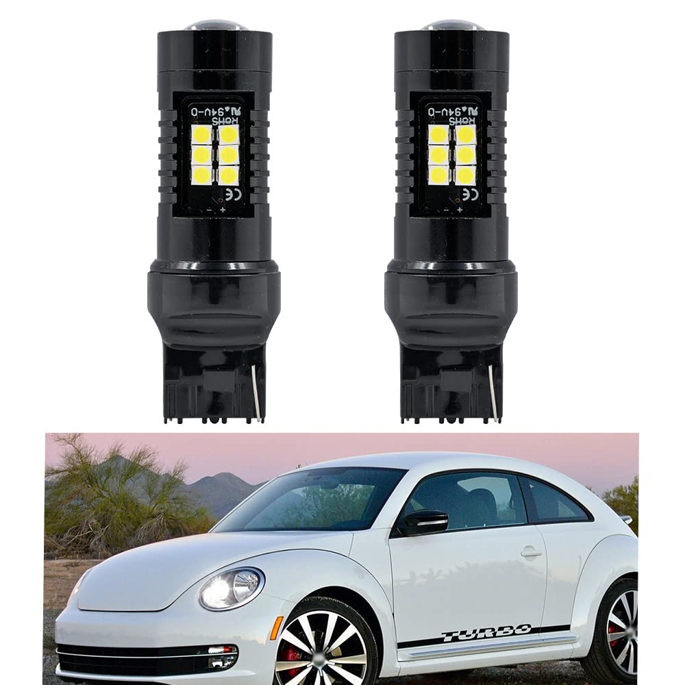 NSLUMO - Ampoules LED DRL 7443 T20 Pour Opel Corsa D/E 2006-2019 - Blanc Xénon 6000K - Lot De 2