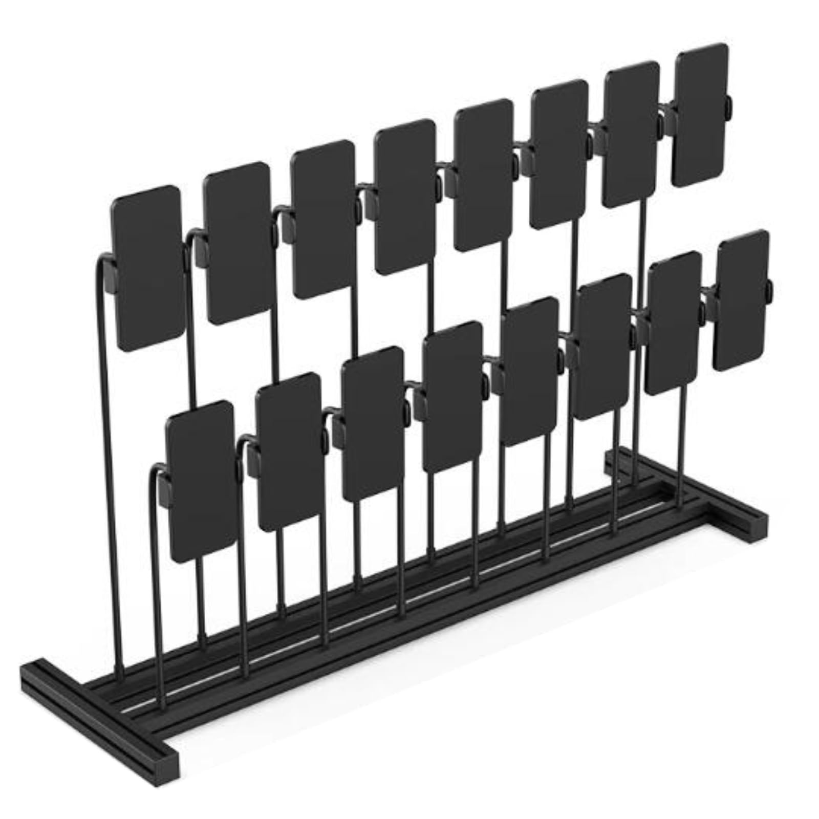 Support de téléphone rotatif à 360° réglable avec 16 emplacements pour bureau