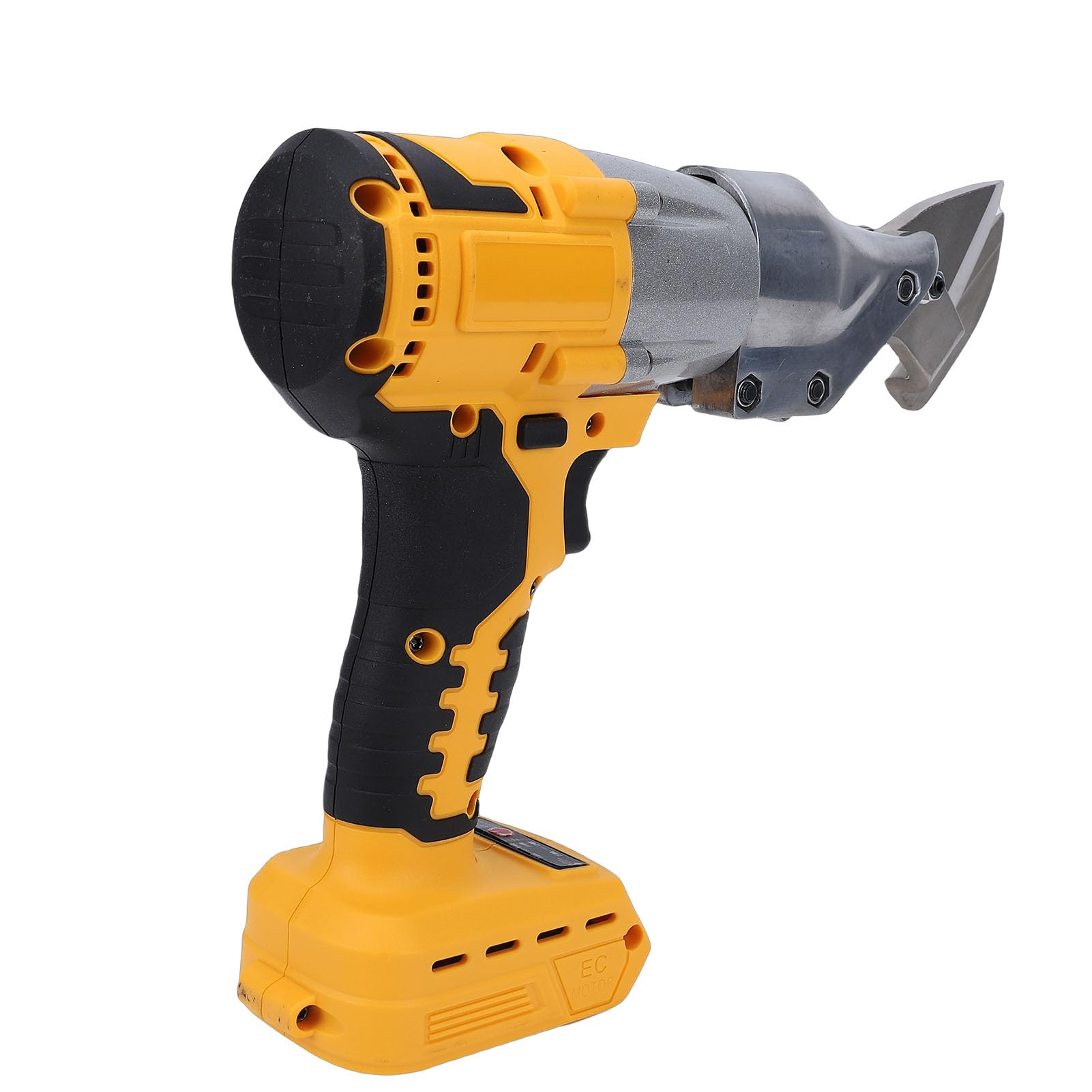 Fdit Tronchesi da Lamiera Senza Fili Testa Rotante 360° Velocità Variabile Cesoie Elettriche per Metallo con Luce LED Indicatore Batteria per Acciaio Inossidabile Alluminio PVC Pelle (Tipo 1)