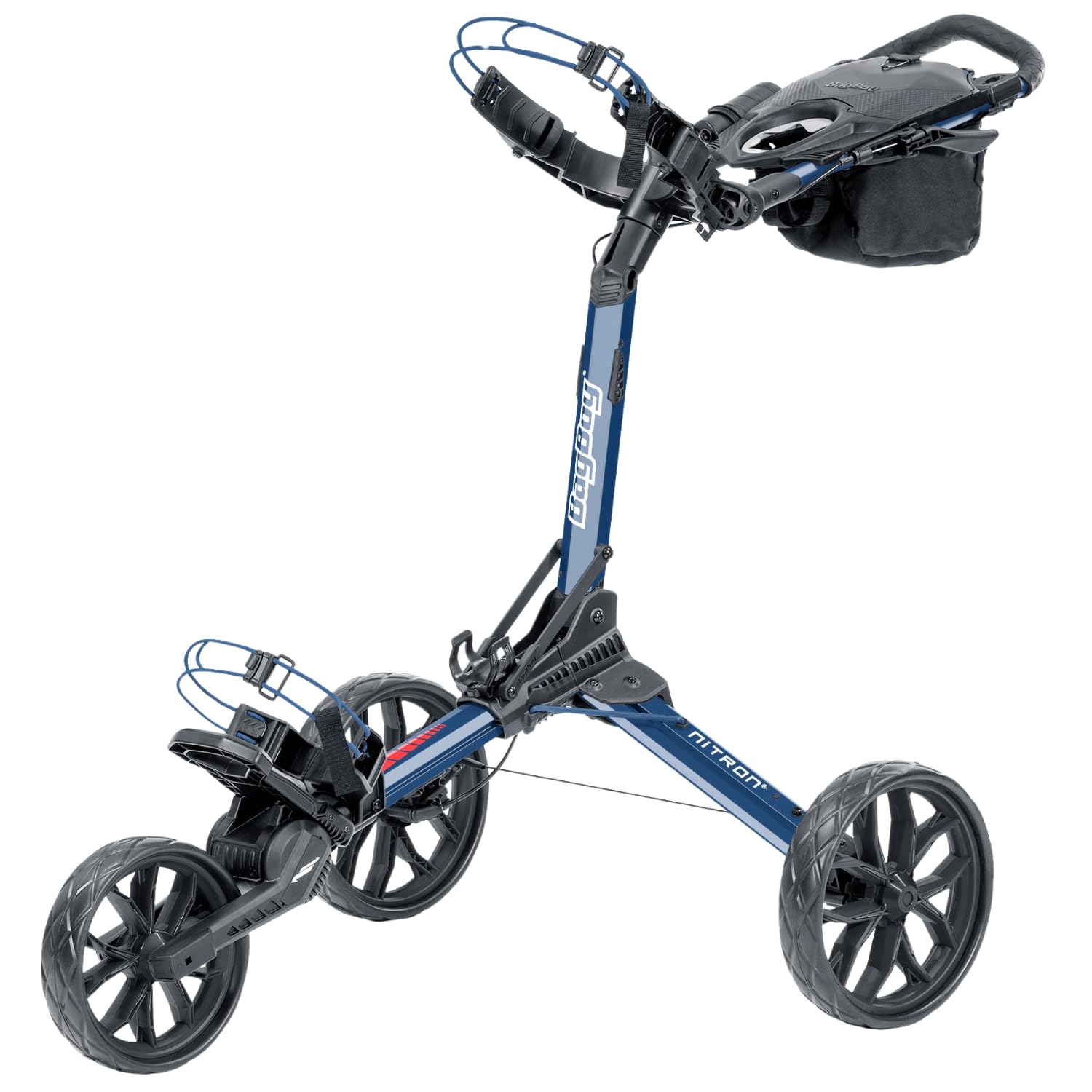 Bag Boy Nitron Golf Push Cart, Navy/Black/Cobalt