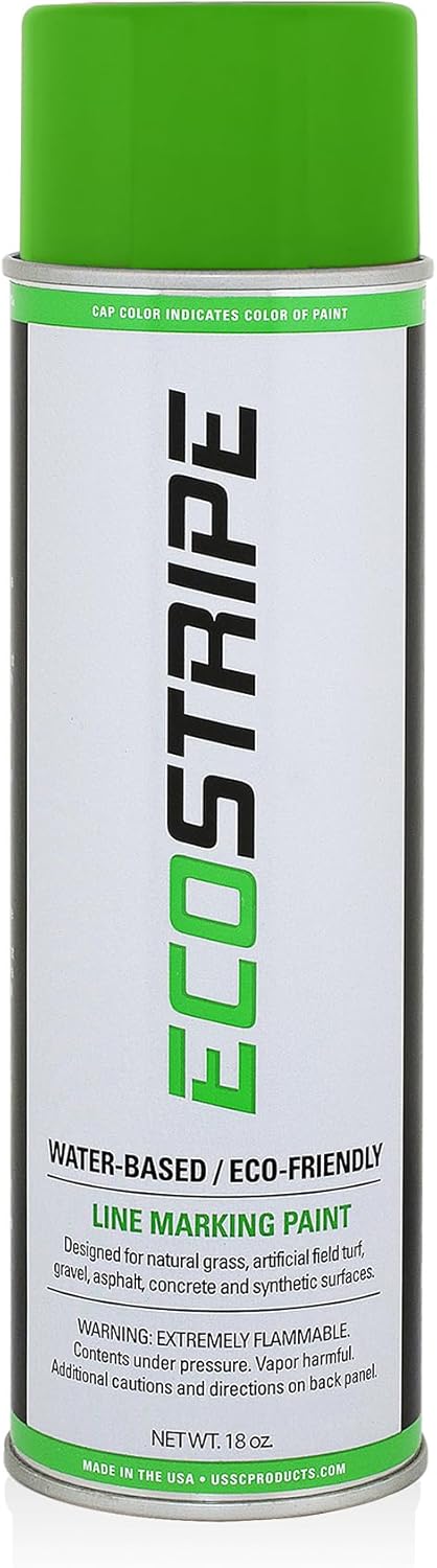 EcoStripe Athletic Field Marking Paint (White) 12-18oz Cans Per Case