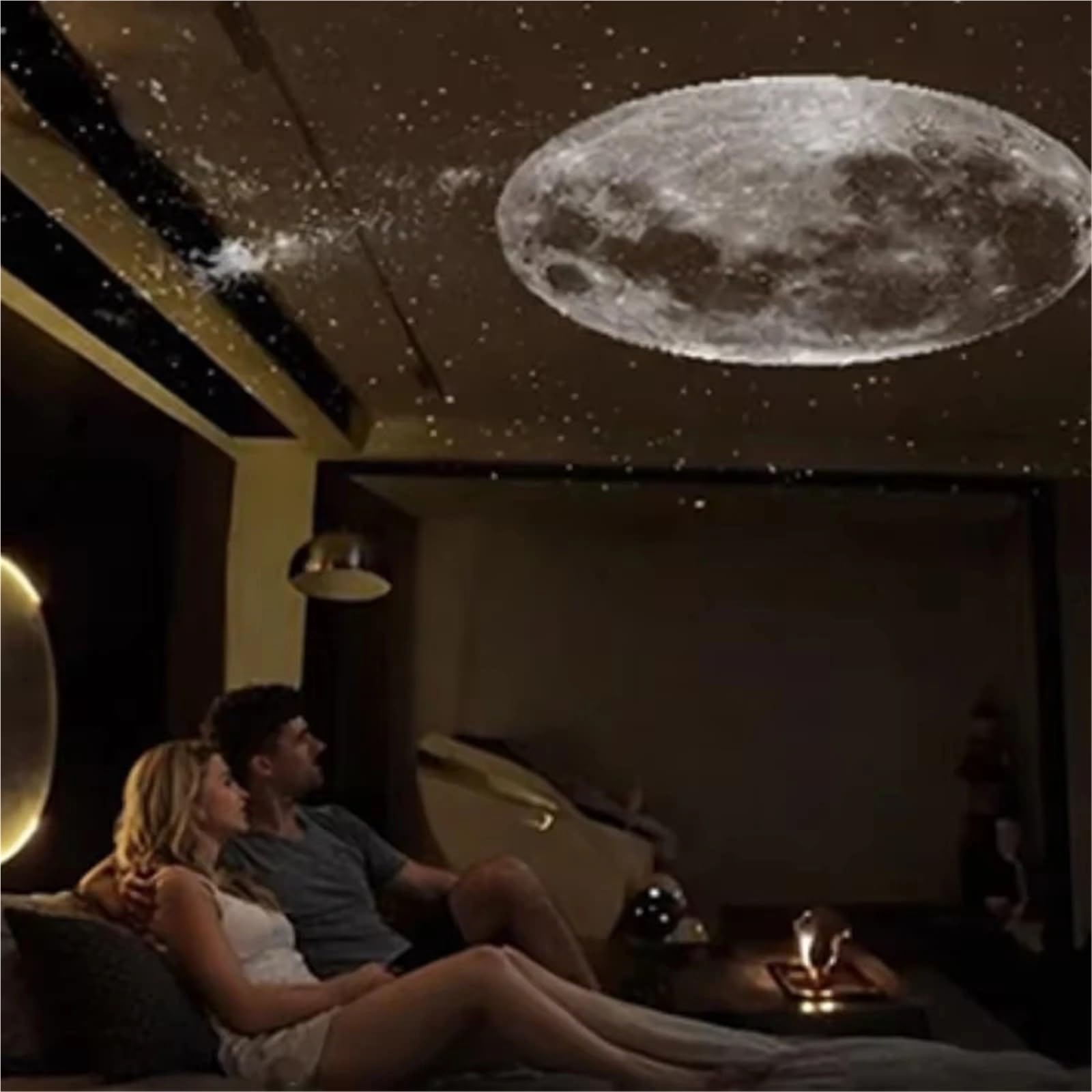 Lampka nocna do mini projektora Galaxy Star 2 w 1: idealna do sypialni, dekoracji samochodu i prezentów dla dzieci (kolor 4)