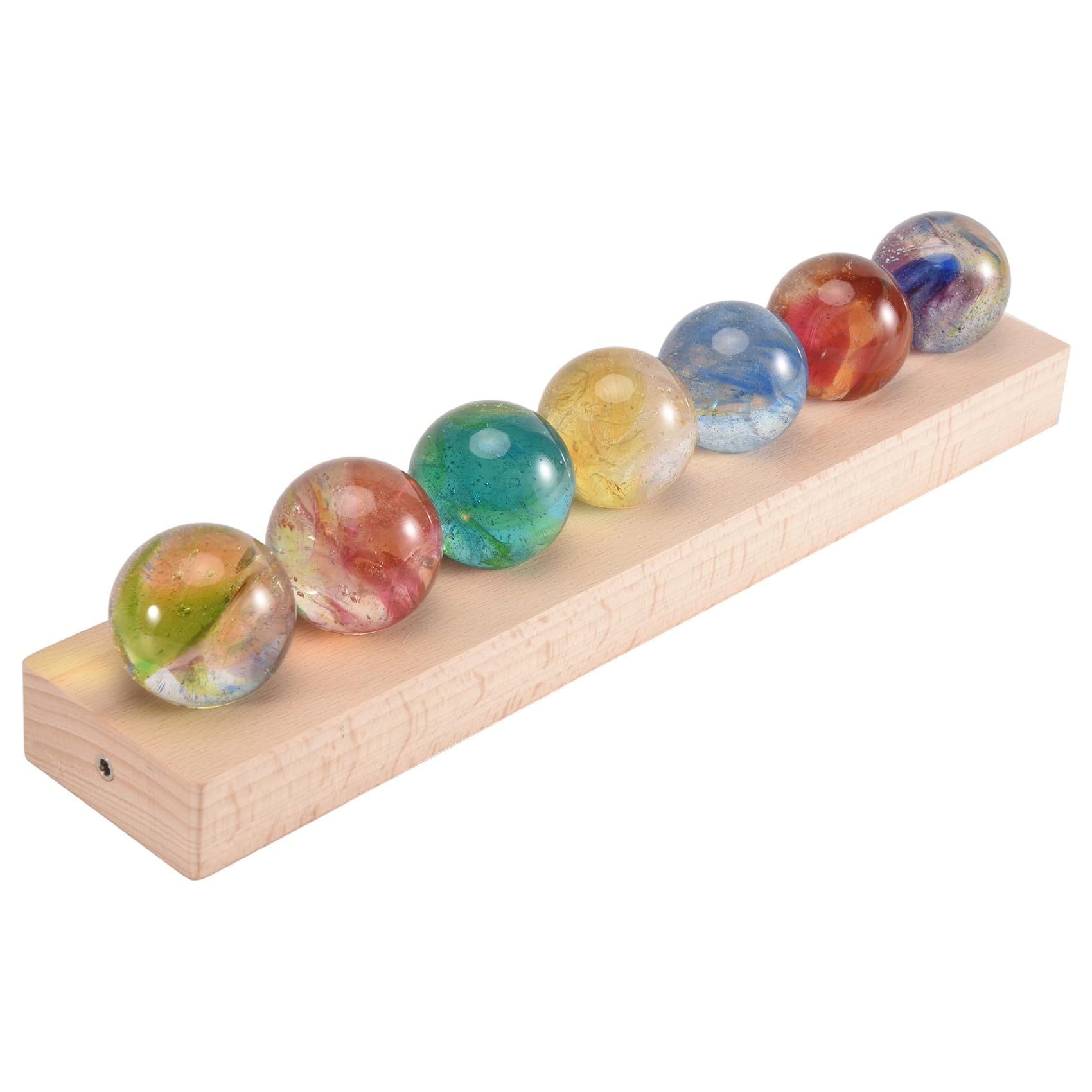 Planète lumineuse astronomie boule d'étoile en verre coloré