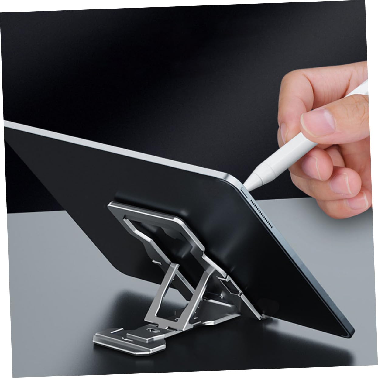 ABOOFAN 3pezzi Supporto Telefonico Per Tablet e Smartphone Porta Telefono Da Scrivania Ultra Sottile Design Stabilità Eccellente