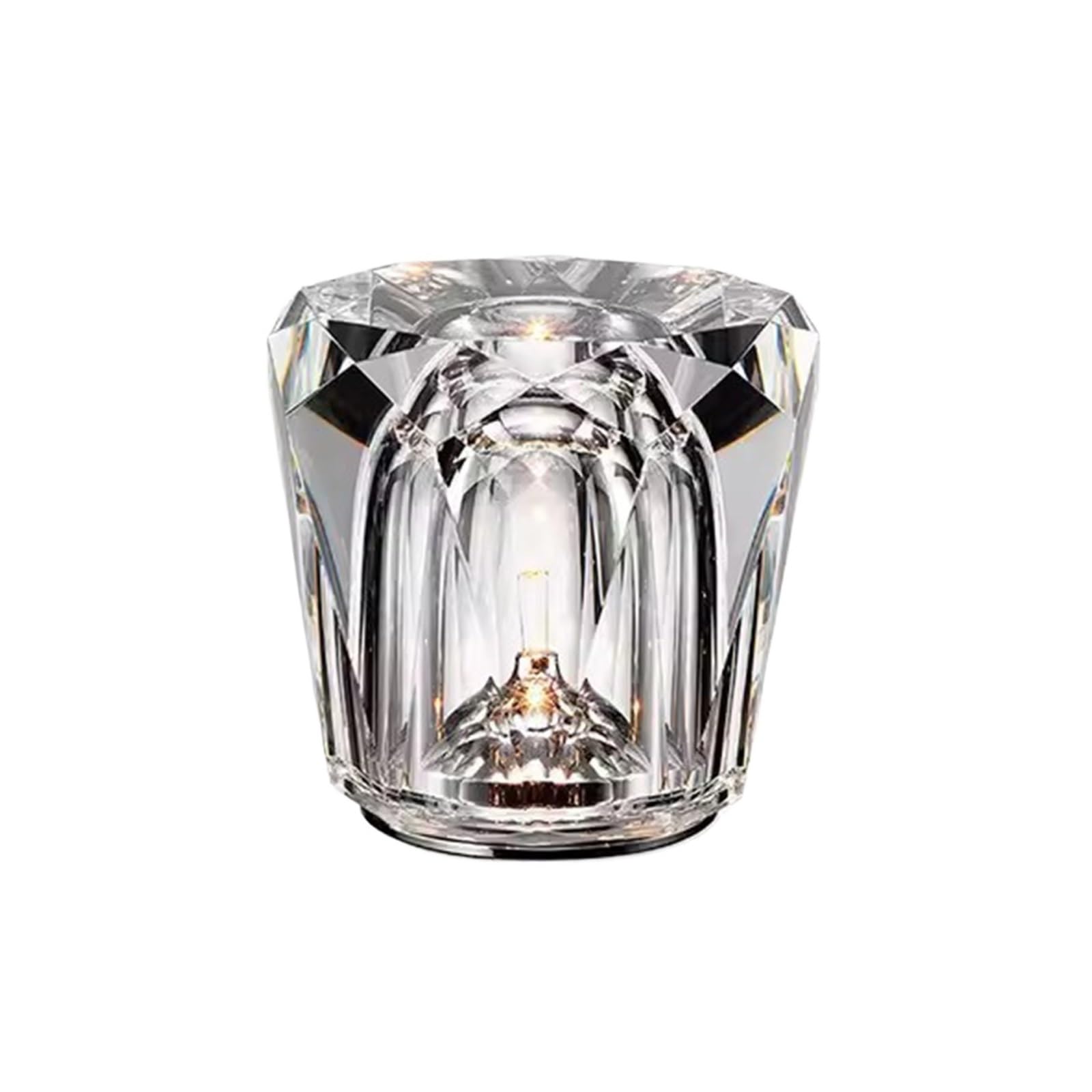 Z4T8M2K6G5 Bedside Lamp Rechargeable Crystal Small Table Lamp Camping Ambient Light Club Bar for Bedside Outdoor Den(Style2)