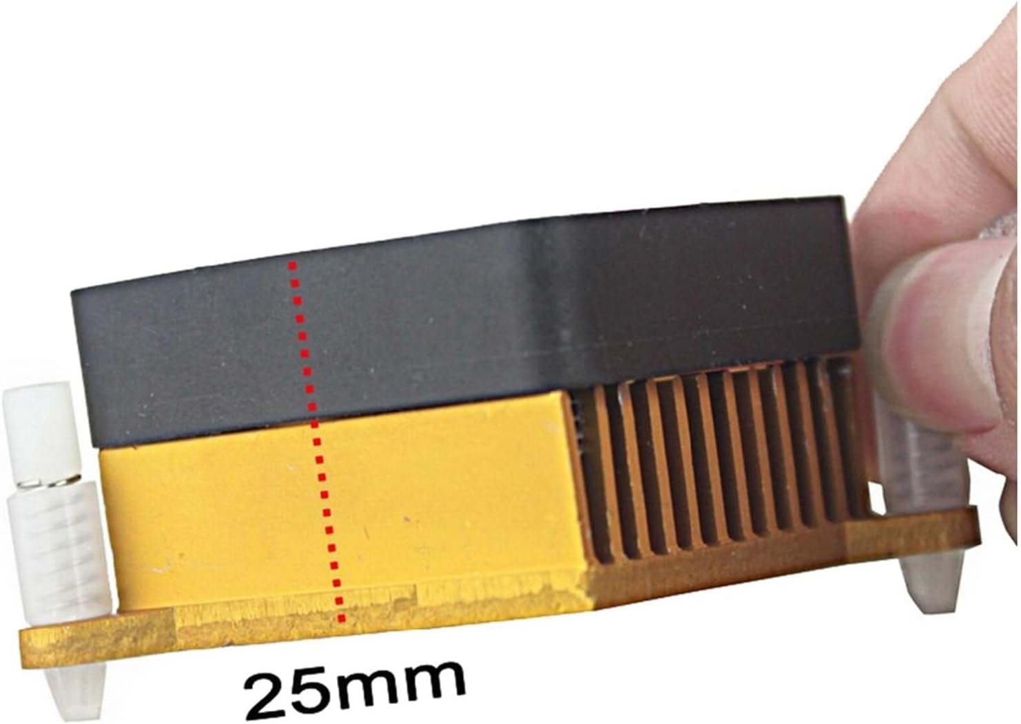 5pcs Aluminum Cooling Radiator for Computer 12v Fan 37x37x25MM