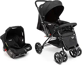 Voyage Carrinho com Bebê Conforto Travel System Choice Preto