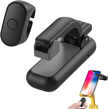 Page Turner - Kindle Clicker | Kindle Accessories UK | Portable E-Book Page Turner Remote Control | Ergonomic Design E-Reader Device Supplies for Wife Family Boys