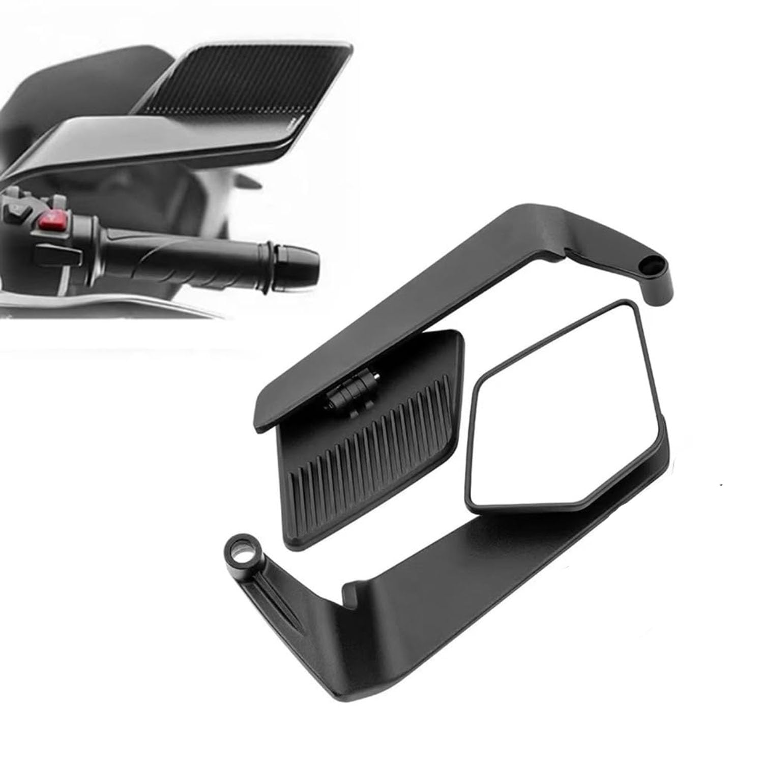 Espejos retrovisores nítidos y ajustables para Ducati Multistrada V4 S con resistencia excepcional