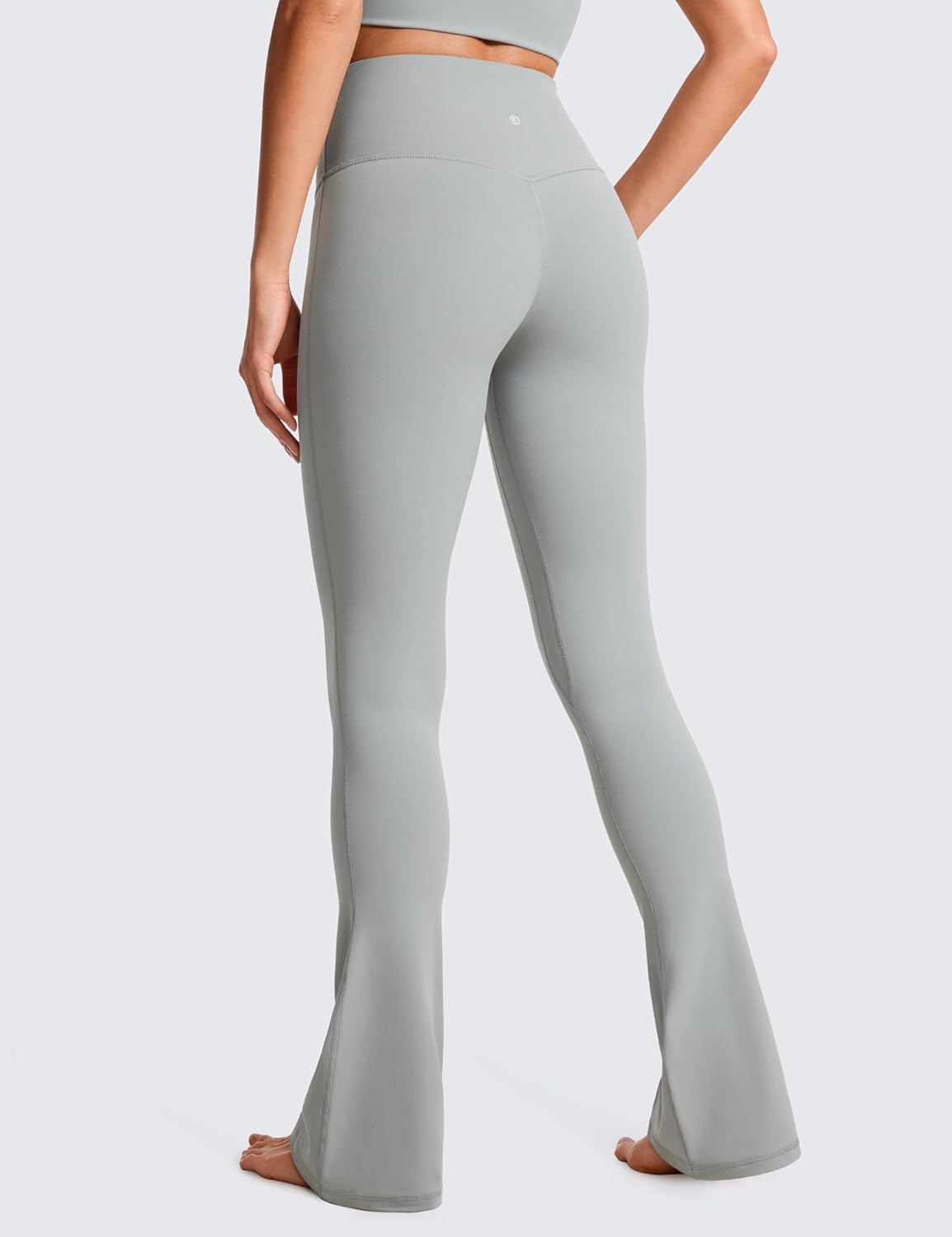 CRZ YOGA Butterluxe Mini Flared Leggings 30"/31.5"/33'' - High Waist Bootcut Casual Lounge Women Yoga Pants with Pocket - Image 2